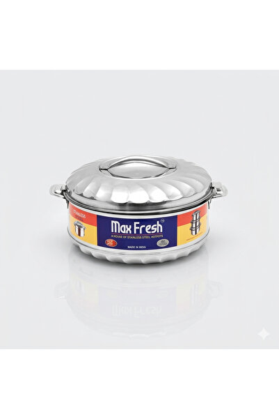 maxfresh Stainless steel Soliter Casserole 3.5 Liter - made in india