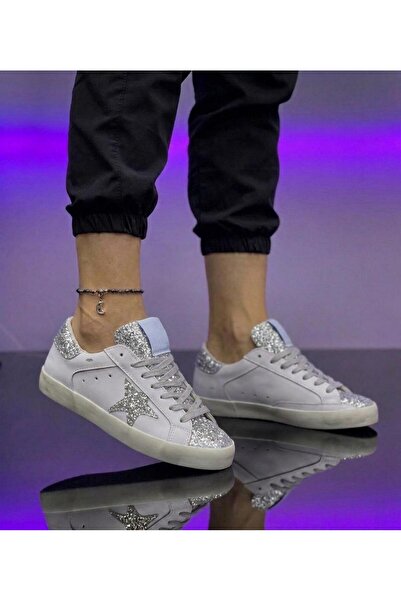 Banksy Καθημερινά παπούτσια για περπάτημα με κεντημένα αστέρια και αντίκες λε...