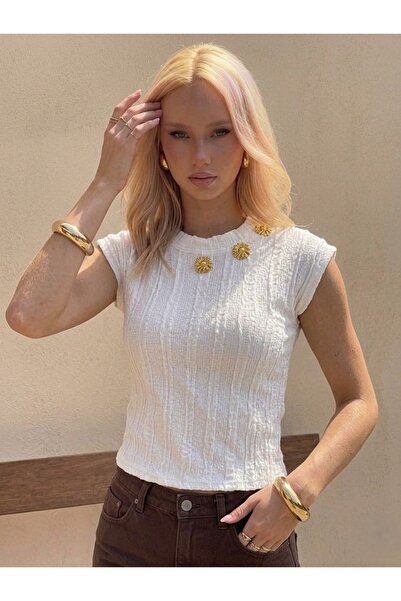 ns nirvana secret Νέο προϊόν Αμάνικη γυναικεία μπλούζα με βολάν και 3 αξεσουάρ