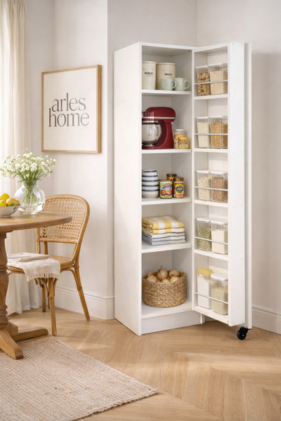 Arles Home Riva Tek Kapaklı Kiler Dolabı