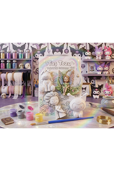 Taş Tozu Elsa unicorn melek kuromi boyama seti