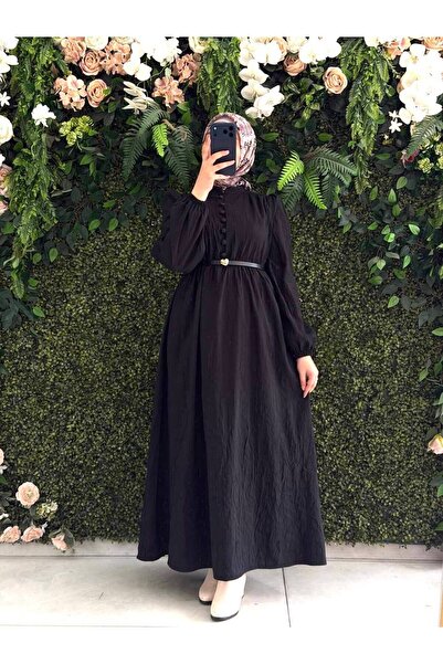 Moda Fatma Pamuklu keten elbise