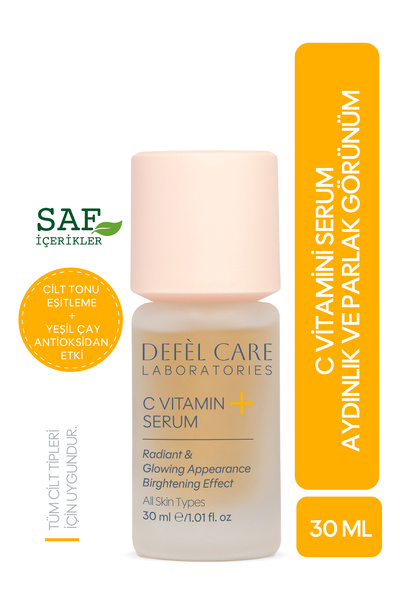 Defel Care C Vitamini Serum 30 ml | Aydınlatıcı ve Cilt Tonu Eşitleyici Bakım