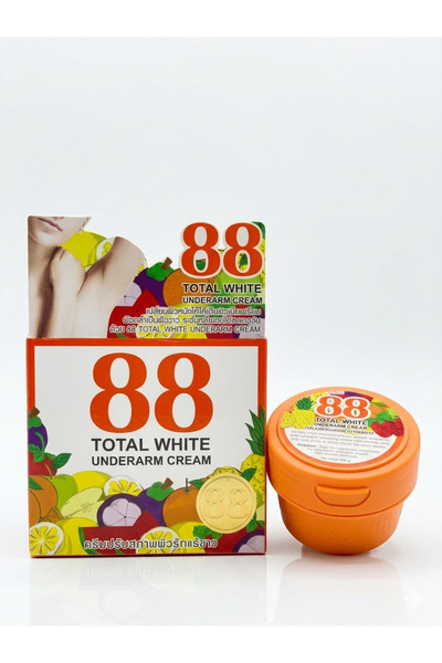 88 Total White Underarm Cream 35g – Brightening & Odour Control Underarm Cream with Licorice Extract & Vitamin B3