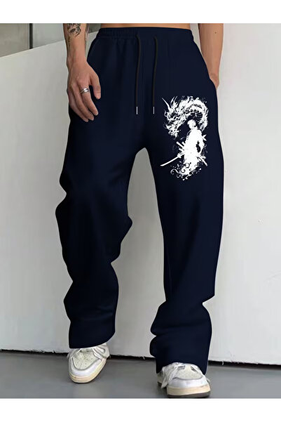 COMANCHERO Trening de vară unisex cu imprimeu anime dragon, croială largă și ...