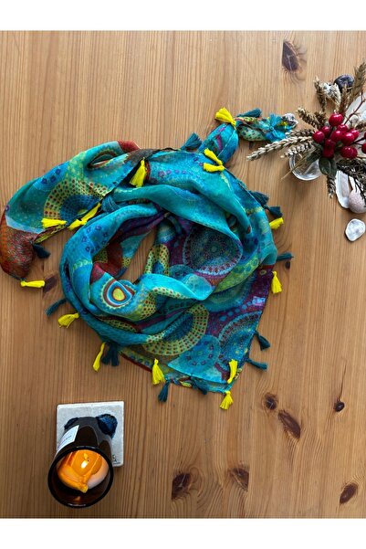 Chinko Floral Batik Patterned Soft and Cuddly Kare Shawl That Wraps You in Lo...