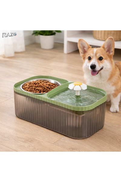 Razo Αυτόματη ποτίστρα ζώων 3L, Φιλτράρισμα, Τροφοδοσία USB, Αθόρυβη, για γάτ...