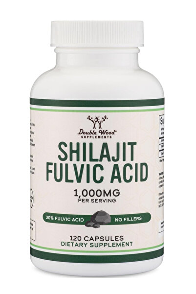 DOUBLE WOOD Herbal Shilajit Pure Himalayan (20% Fulvic Acid ) 1,000mg of Auth...