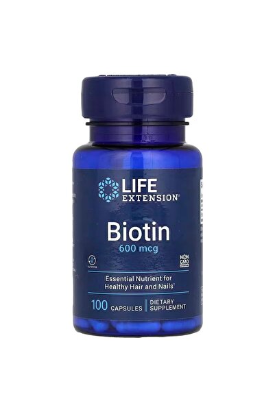 Life Extension Biotin 600 mcg 100 Kapsül