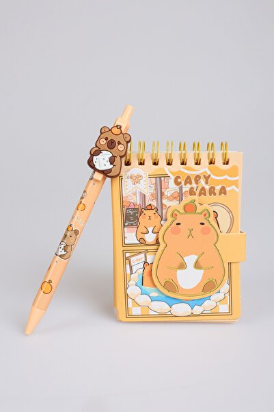 capybara DEKOMUS x NEW SEASON 3D A7 ΣΗΜΕΙΩΜΑΤΑΡΙΟ ΚΑΙ ΣΤΥΛΟΣ ΜΕ ΜΥΜΗ 0,7 ΧΙΛ....