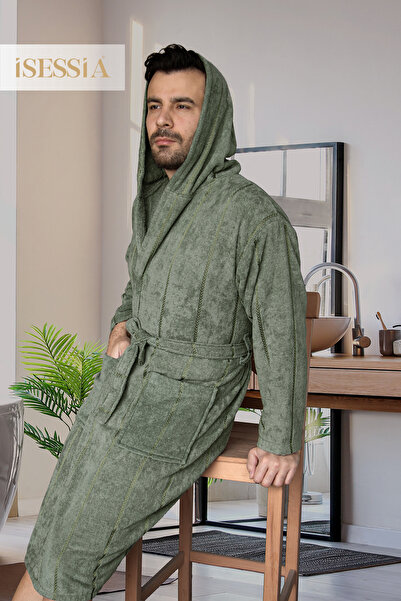 Isessia Μίλα Βαμβακερό Μπουρνούζι με Κουκούλα |   Γυναίκες & Άνδρες |   Μαλακ...