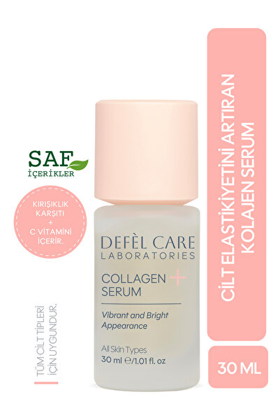 Defel Care Kolajen Serum 30 ml | Kırışıklık Görünümü & Cilt Elastikiyeti