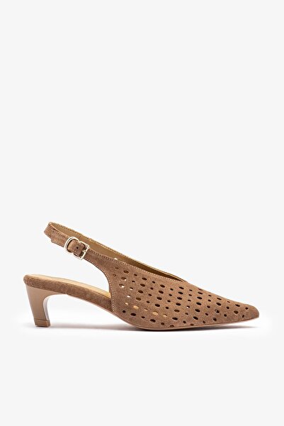 Louis Cardy Γυναικεία δερμάτινα παπούτσια με τακούνι Winky Sigaro Suede