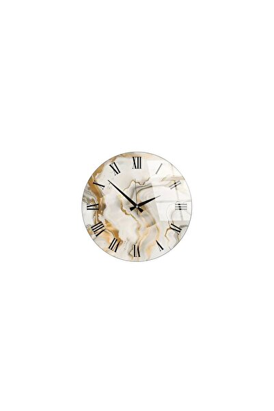 OEM Декоративен стенен часовник Re-Bloom, стъкло, многоцветен, 40 см