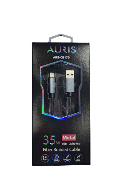 AURISS Auris ARS-CB170 35W USB to Lightning Fiber Örme 1 Metre