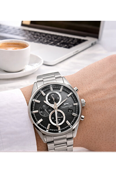 Slazenger Men's Wristwatch Stylish Suitable for Daily Use Stainless Steel Cas...