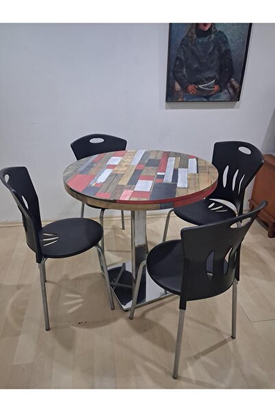 Bengi Ankara Mobilya Masa Laminant 90688 Model Krom Tek Ayak Ad Plastik Sanda...