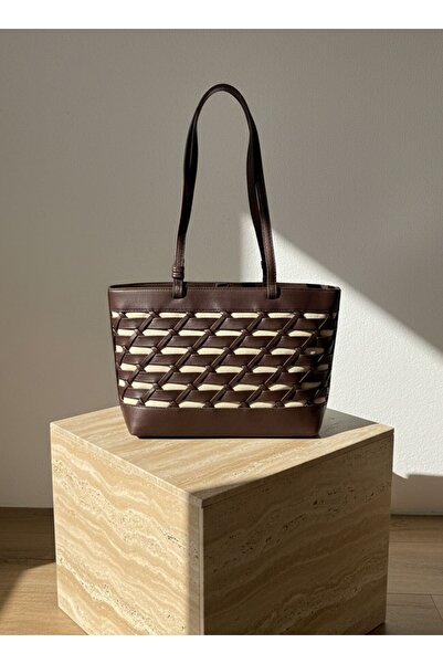 NUR KARACA B37141 ΓΥΝΑΙΚΕΙΑ ΤΣΑΝΤΑ ΩΜΟΥ ΜΕΓΑΛΗΣ ΜΕΓΕΘΟΥΣ, ΔΕΡΜΑΤΙΝΗ ΤΣΑΝΤΑ ΚΑ...