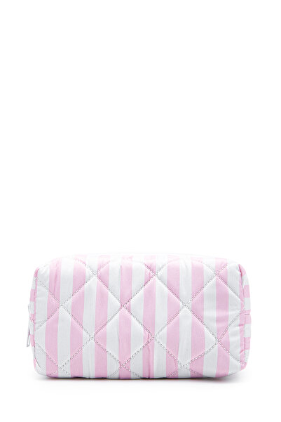 minebag ZC263 Υφασμάτινη γυναικεία τσάντα μακιγιάζ Ροζ Βικτώρια