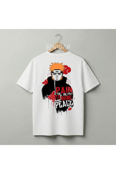 Grafftee Clothing Tricou unisex din bumbac cu design Naruto |   Țesătură prem...