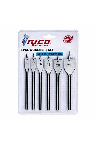 Rico Yaprak Matkap Ucu Takımı 6 Parça