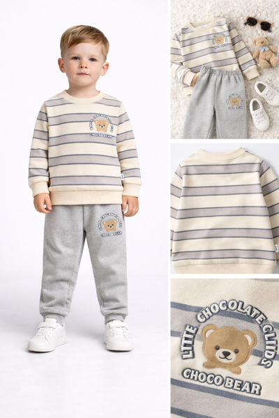 Melodikids Boy's Seasonal Top and Bottom 2-Piece Set