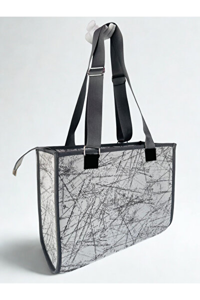 MORA BAG Carrying Bag - Marble Pattern/Grey
