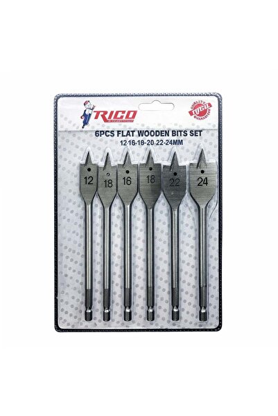 Rico Hex Yaprak Matkap Ucu Takımı 6 Parça