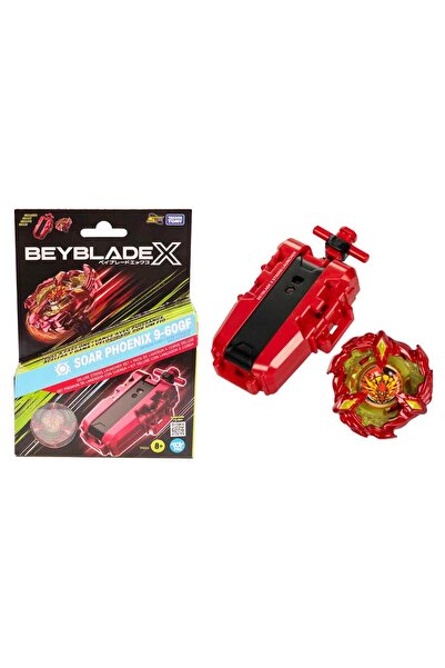 BEYBLADE X Soar Phoenix Wing 9-60GF Deluxe Fırlatıcı Seti Metal Saldırı Tipi ...