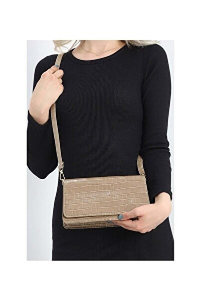 LOVELYSTORE Γυναικεία μίνι τσάντα χειρός και ώμου με σχέδιο κροκόδειλου, 3 θέ...