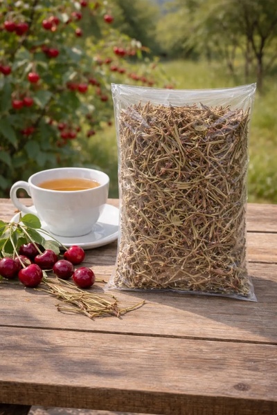 ALTIN GIDA 45 70 جرام من سيقان الكرز - سيقان الكرز الطبيعية المجففة |   شاي أ...