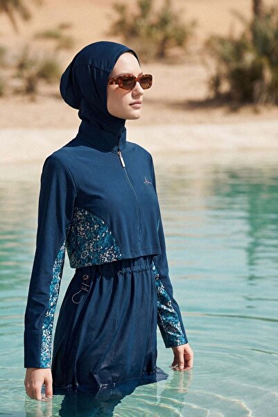 Haşema Συλλογή Vaha με σχέδιο στο μανίκι, σκούρο μπλε, 5 τεμαχίων, πλήρες σετ...