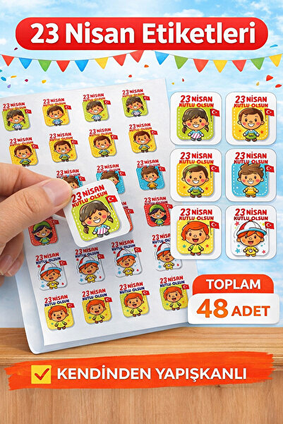 Tieni Srećan 23. april Lepilna nalepnica - Poklon za studente - 3.5x3.5 cm - ...
