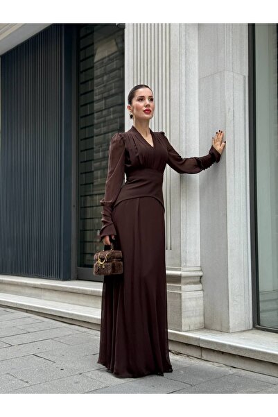 YK FASHION Tasarım Tül Korseli Elbise