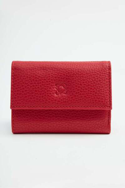 PAULMARK محفظة جلدية عادية للمرأة