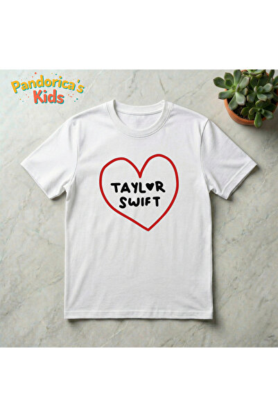 Grafftee Clothing تي شيرت Pandorica's TAYLOR SWIFT مصنوع من القطن بتصميم قلب ...