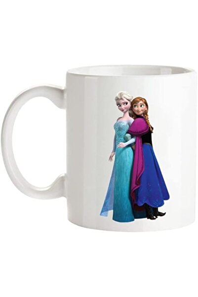 MECKSA MEC Cartoon Design Porcelain Coffee Cup for Frozen Sisters | Disney | ...