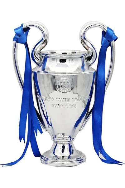 Generic European Football Championship Trophy Saint Bernard Resin Replica Trophy Cup 44cm Silver