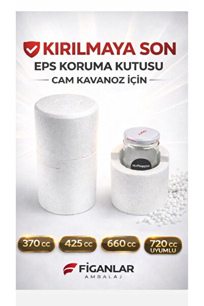 figanlar ambalaj Cam Kavanoz Kırılma Önleyici EPS Strafor Koruma Kutusu (370-...