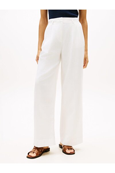 Tommy Hilfiger LINEN BLEND WIDE LEG