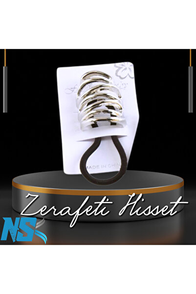 Nsk Textile Boutique Gold & Silver Metal Rubber Band Buckle Set of 2 – Modern...