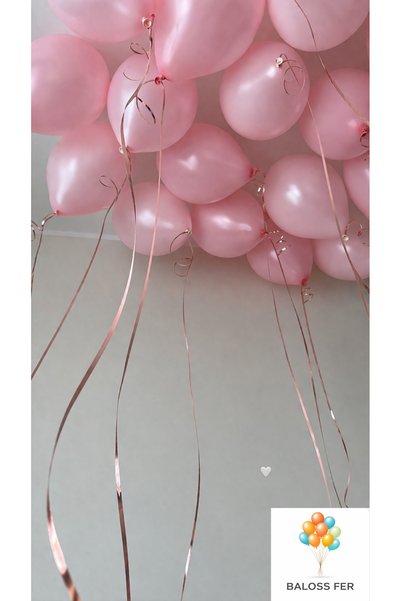 baloss fer 10’LU PASTEL PEMBE BALON SETİ