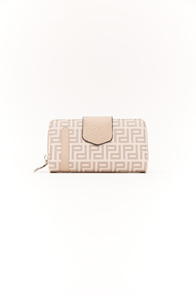PAULMARK Γυναικείο πορτοφόλι με στάμπα μονόγραμμα