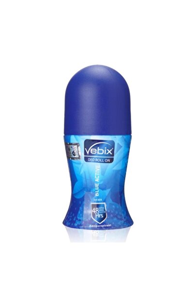 Vebix فيبكس مزيل عرق رول 50 مل بلو أكتيف