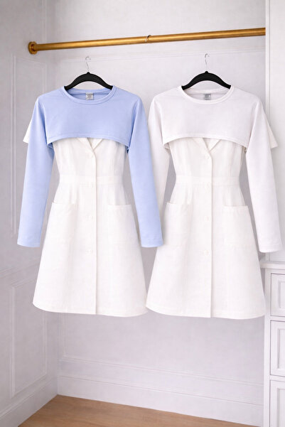 mirach Σετ 2 τεμαχίων Μακρυμάνικο Σετ Εργασίας Zero Body Nurse Uniform που φο...