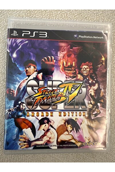 CAPCOM ps3 SUPER STREET FIGHTER 4 ARCADE EDITION orjinal oyun full içerik 10/...