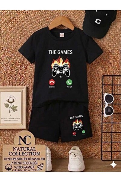 Nice Clothes ΚΑΛΟΚΑΙΡΙΝΟ ΠΑΙΔΙΚΟ ΜΠΛΟΥΖΑΚΙ ΚΑΙ ΣΟΡΤΣ UNISEX (ΕΚΤΥΠΩΣΗ THE GAMES)