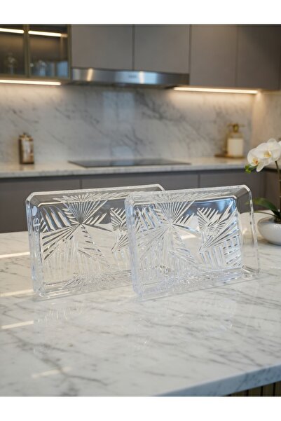 Paşabahçe 2-Pack Madlen Presentation & Serving Plate