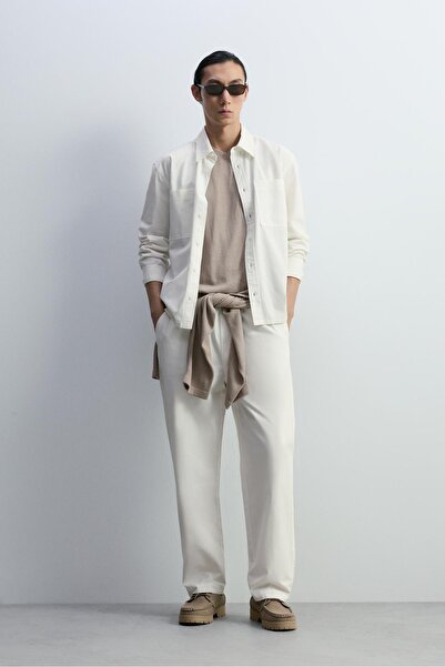 LEFTIES Relaxed fitilli kumaş jogger pantolon