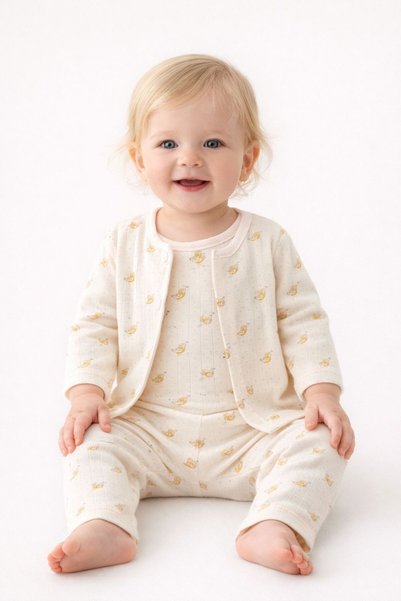 SD Baby Chick Patterned 3 Piece Set